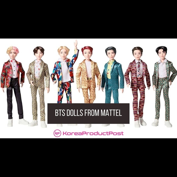 BTS complete group doll set